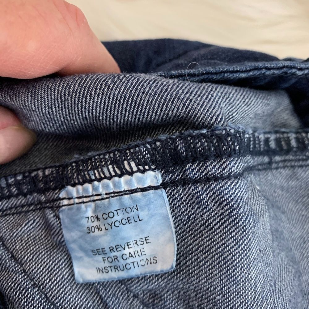 Anthro Level 99 Cuffed Blue Denim Shorts S…‎ - Picture 5 of 5